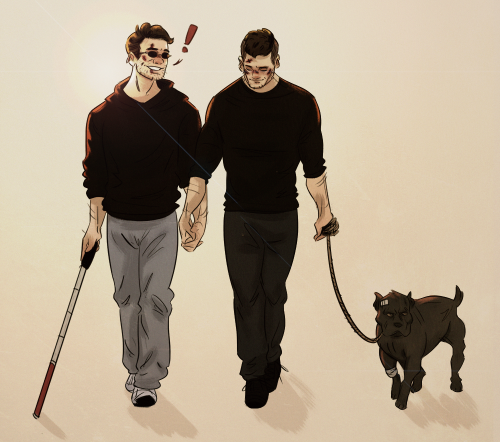 sawyer-veronica: a couple of dangerous vigilantes and their puppy