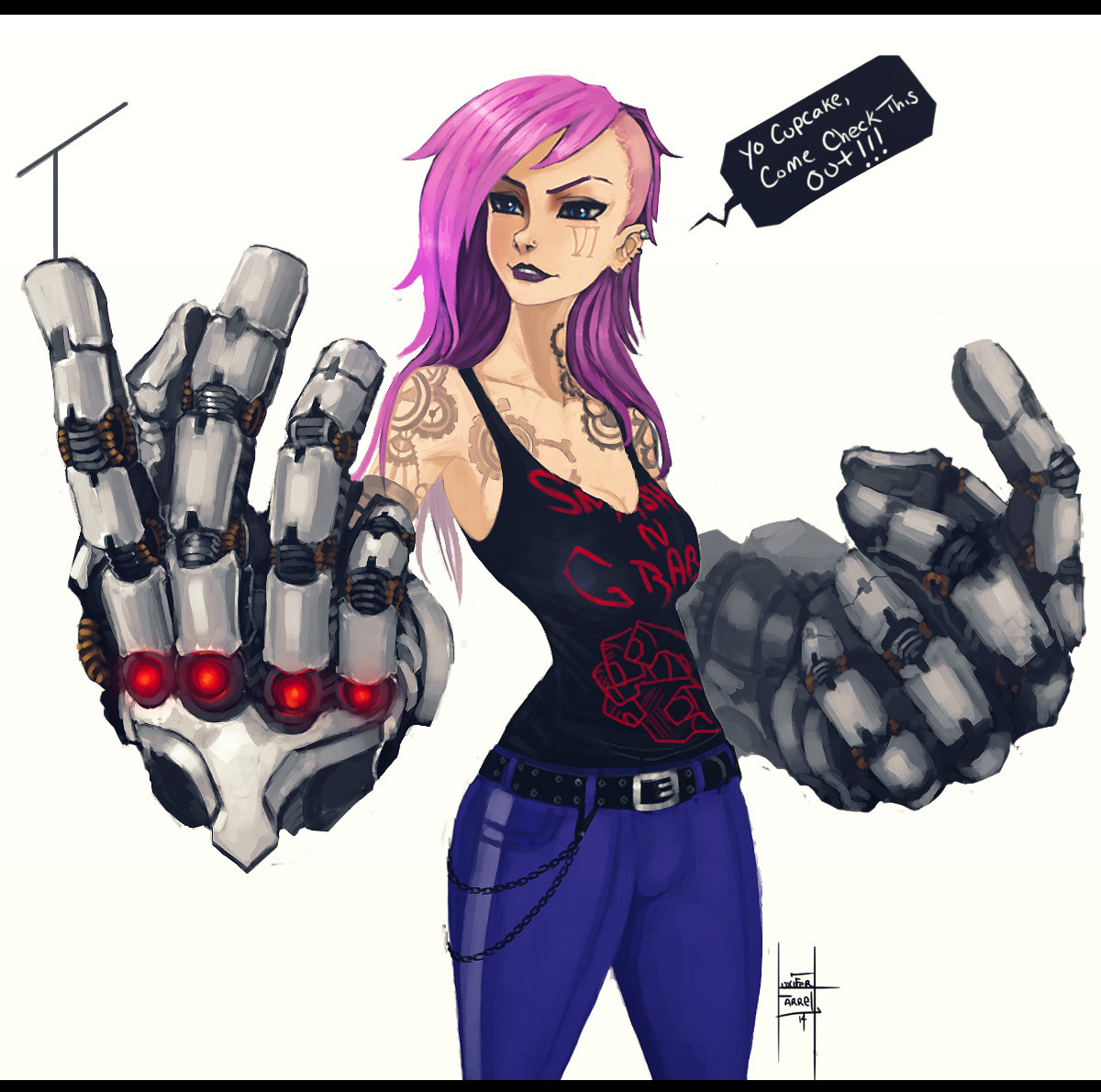 xluxifer:  All the Vi Artwork I did so far. Not sure If I want to scrap that Jinx