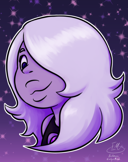 Look it&rsquo;s Amethyst! she came out so beautiful! She was really fun to color!