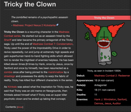 Tricky The Clown Tumblr