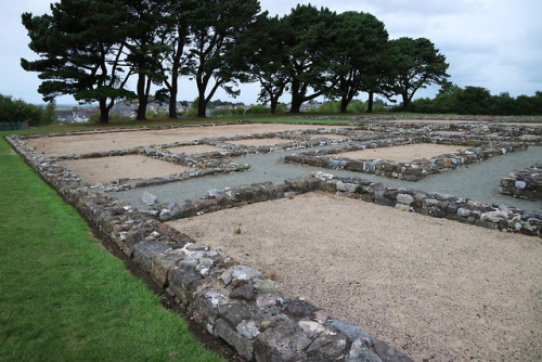 Segontium Roman Fort, Caernarfon, North Wales, 1.8.18.The scale of Segontium meant that at its heigh