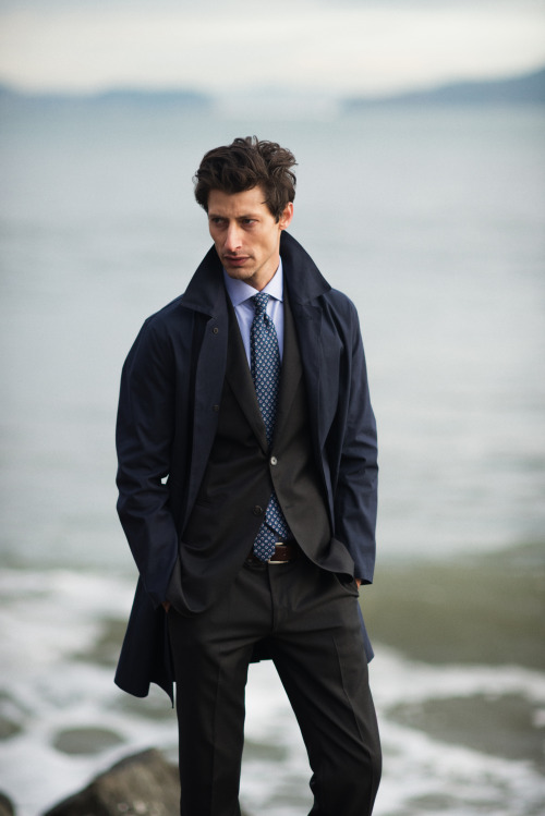 Italian fabrics under Italian tailoring.Winter 2016 lookbook: Sutro.