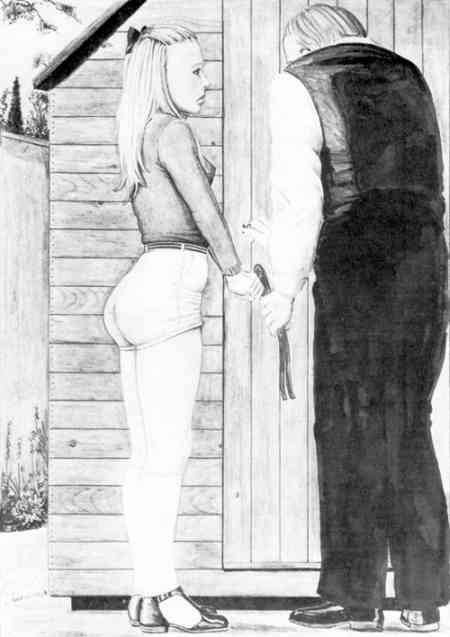 punishmentart:  a trip to the woodshed  We adult photos