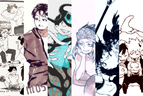 my inktober lineup! you can preorder the prints &gt;here&lt; (5usd each)