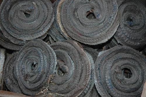 Dried snakes and turtle plastrons seen at a market for traditional medicine in Xi’an, 2011 Sometimes