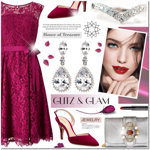 Glitz &amp; Glam - House of Treasure 3 by anyasdesigns featuring Chanel ❤ liked on PolyvorePrecis Pe