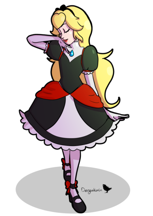 Henlo!I made this Gothic Lolita Peach design a looong time ago, and with this Bowsette and Peachette