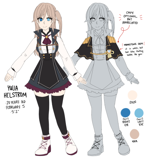 OC Refs! They’re original design alongside their time skip designs! IDK if anybody remembers me draw