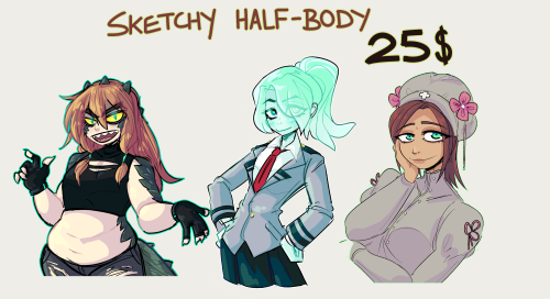 commission post! i don’t have any specific number of slots so uhhh yeah lolyou can message me here o