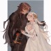bbybluemochi:Some drawings I did for a lesbian fairytale I&rsquo;m working on