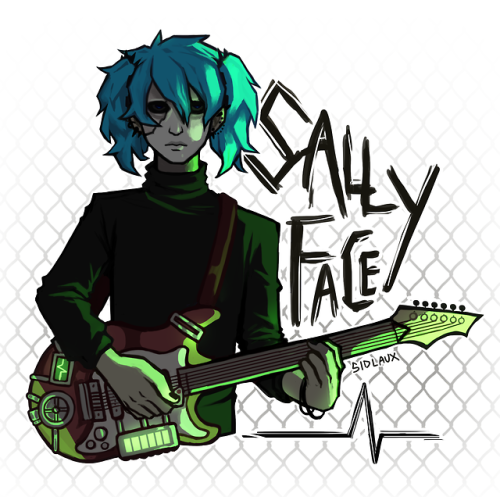Helo, i’m very into Sally Face now, gotta draw something for it. A little style experiment too! I wa