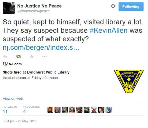 abstracthumanoid:  This is too much.Kevin Allen, a 36 year old black man, has been shot and killed inside a library. A library of all places. What would it take for everyone to see that the cops are actually coming for black people?He was described as