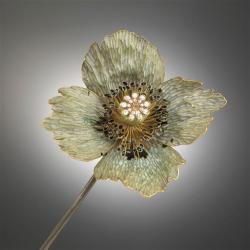 aleyma:  Jules-René Lalique, Poppy pin,