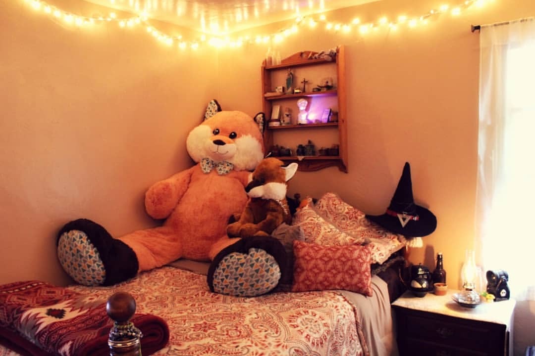 giant fox plushie