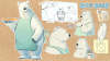 ursidanger:“Redesigned” Ice Bear for a digital painting assignment ❄️