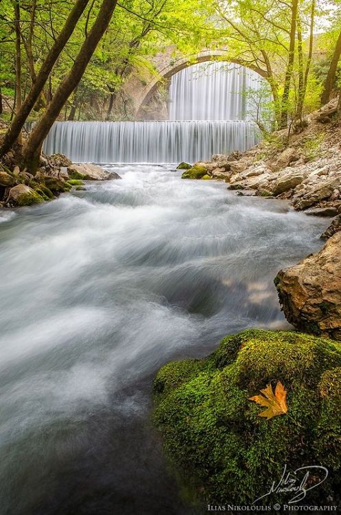 Palaiokarya falls near Trikala, Greece by Ilias Nikoloulis on 500px