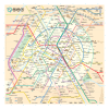 parismetromap:
“ http://metromap.fr
”
The New Paris Metro Map
It is based on the circle formed by the 2nd and 6th metro lines and a 30° grid that makes the lines smoother and with fewer curves.