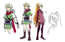 nobodytheelf:  Zelda au concept sketches