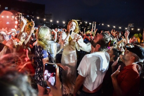 florencememes:Florence Welch blessing Jonathan Van Ness