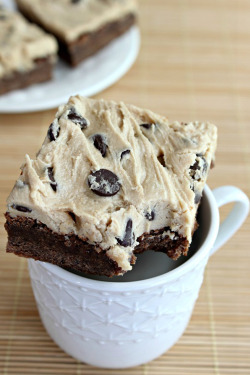  Cookie Dough Brownies 