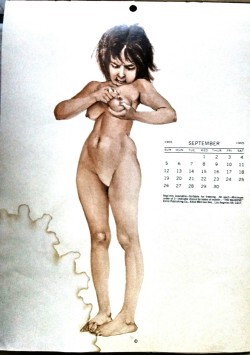 Miss September from: &ldquo;The Maidens 1965 Calendar: A portfolio of selected girls from down the street or up your alley&rdquo; Whole collection available here: https://www.etsy.com/listing/212607287/vintage-the-maidens-1965-calendar-a