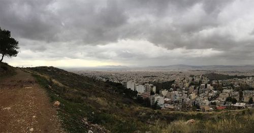 2/2 Winter clouds over the city of Athens. Taken this afternoon from Mount Hymettus #Athens #Hymettu