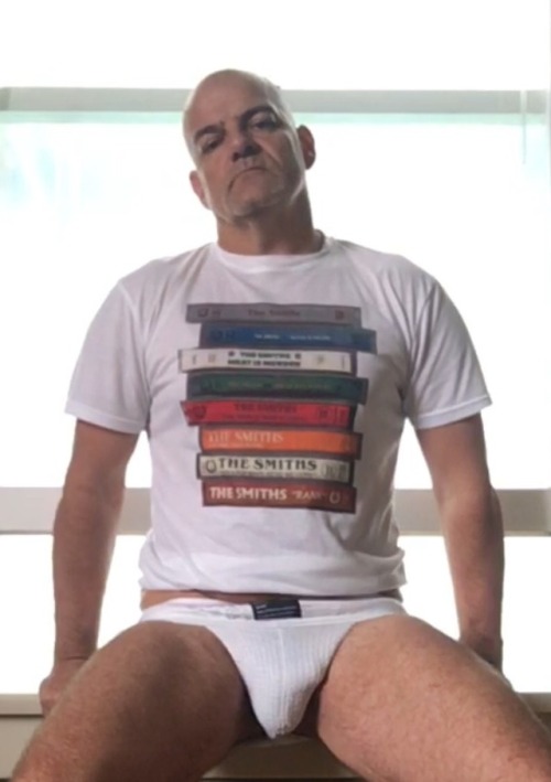 beefyalphasub: The Smiths Cassettes - white jock. Love that shirt!❤️Jock looks a little confining th
