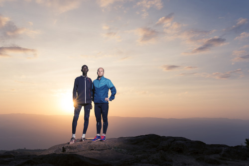 Truls & Elisha in Iten, Kenya.