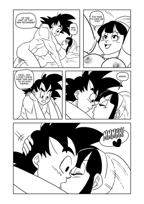 Porn Pics Goku and Chichi: Wedding Night Pgs7-10