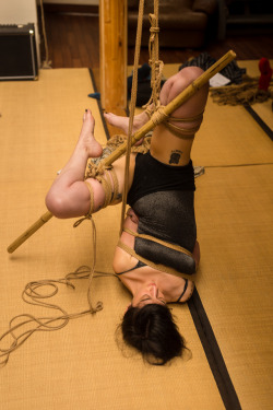 strictly-dirtyvonp:  During my workshop on bamboo with Charlene Mac Death