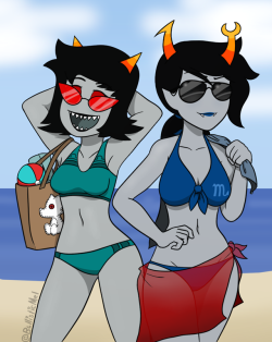 Scourge Sisters Beach Dayfollow Me On Twitter!Follow Me On Fur Affinity!Follow Me