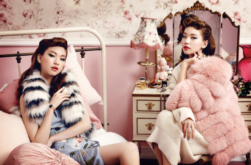 koreanmodel:Kim Jinkyung and Lee Hojeong by Han Jongchul for Style H Korea Dec 2014