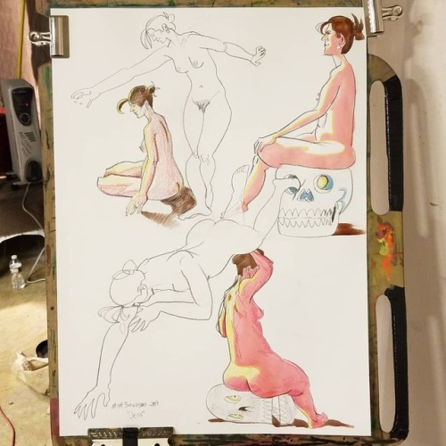 Figure drawing  #art #drawing #artistsofinstagram #artistsontumblr #figuredrawing #nude #lifedrawing #bostonartist #croquis #dessin #painter #paintersofinstagram  https://www.instagram.com/p/BuU4jA8Fe9j/?utm_source=ig_tumblr_share&igshid=17aq8ykqo1mme
