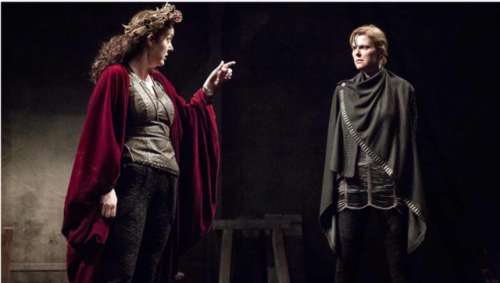 Derbhle Crotty as Bolingbroke/Henry IV/Montjoy Aisling O’Sullivan as Prince Hal/Henry V&n