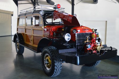 classicwoodie:Dodge Power Wagon Fire Truck Woody…