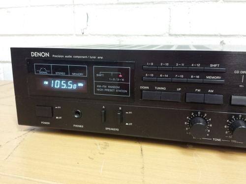 Denon DRA-35 Precision Audio Component / Tuner Amp, 1987