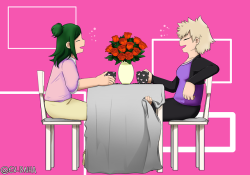 ev-bnha:  Two moms hanging out and a mysterious