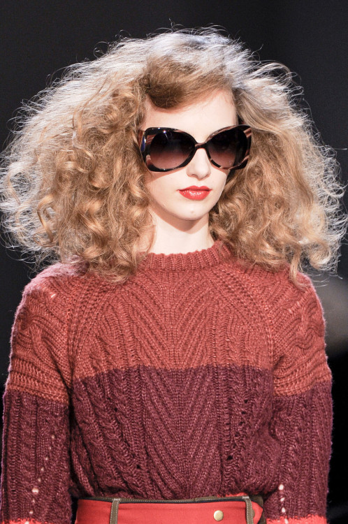 Porn Pics  Big hair at Marc by Marc Jacobs Fall 2013