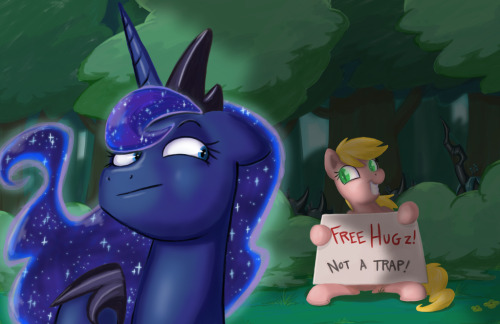 theponyartcollection:  Free Hugz by ~professor-ponyarity