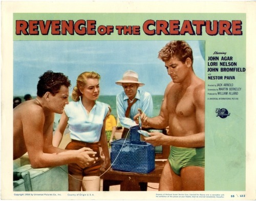 Revenge of the Creature lobby cards