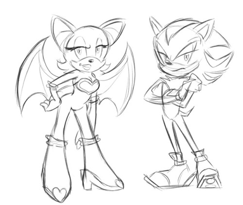 aliceapproved: lizwuzthere: @alicechrosnyart and I are getting back into sonic lately.. and I haven’t drawn any of them in literal years but I decided to doodle these real quick for old times sake :U took me about five minutes each.. guess it’s like