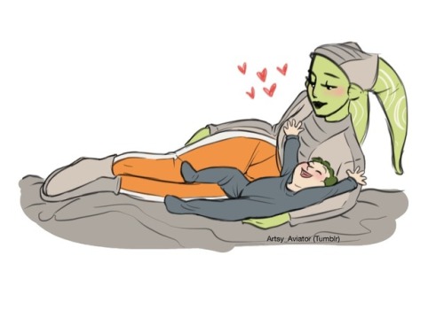 artsyaviator:Hera and Jacen are so cute. I need to see more fanart of them!!! My Kanera dreams came 