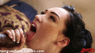 tongueshots: Prince Yahshua feeds Aria Alexander his load and she genuinely seems to love it. Look at that smile! Sexy eyebrows on this lady, too. For more visit: http://tongueshots.tumblr.com/ 