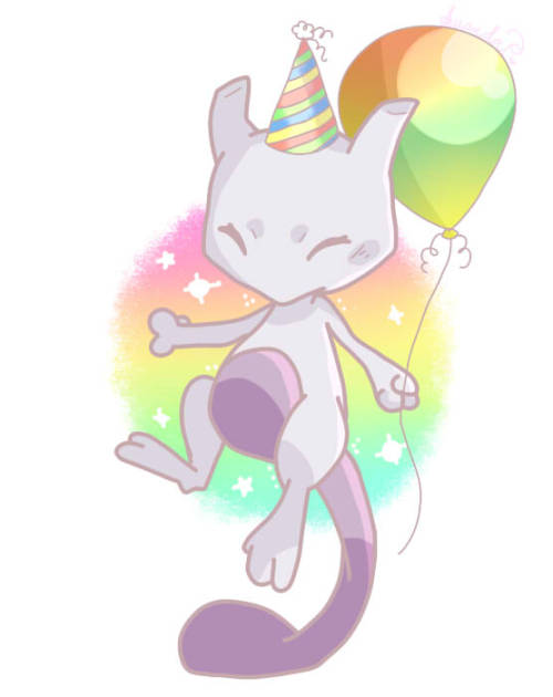 char1cific: Happy birthday, Mewtwo! ♥instagram