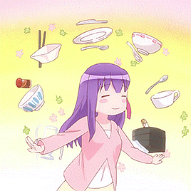 thepurpleblossom:Matou Sakura in Today’s Menu for the Emiya Family