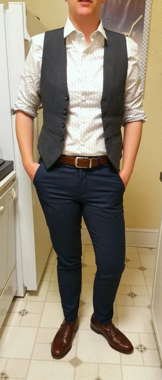 queeronclearance: Subtle power clashing. Shirt: Ben Sherman - $35 on clearance at Nordstrom Rack V