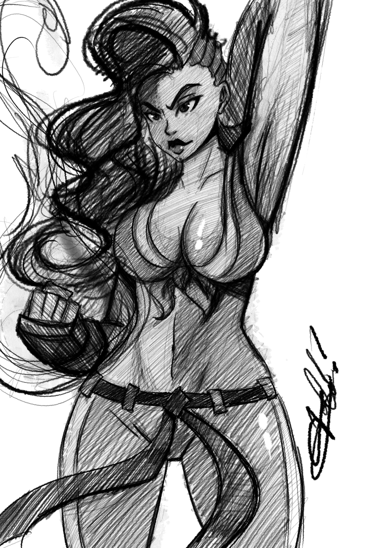 sketchbookmilhouse:  commission sketch via patreon. who is this again? 