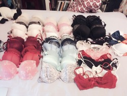 shibari-bun:  Sooo these are my clean bras…