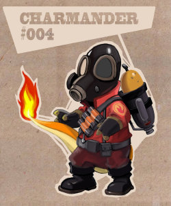 gamefreaksnz:   Charmander Pyro by ~Terryv83