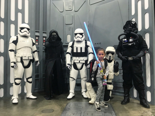 Emma is a Sith Lord. She met the voice of Ash Ketchum this past weekend and we saw Stan Lee from afa